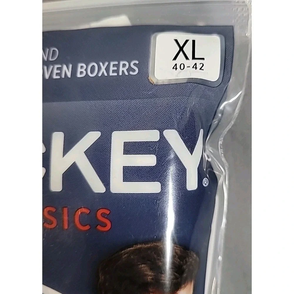2 Pack Jockey XL(40-42)‎ Classics Tapered Woven Boxers Underwear Men White